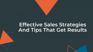 Sales Strategies