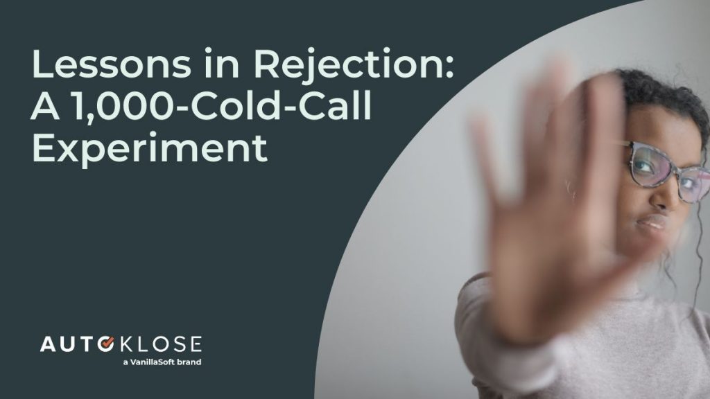 Cold call experiment
