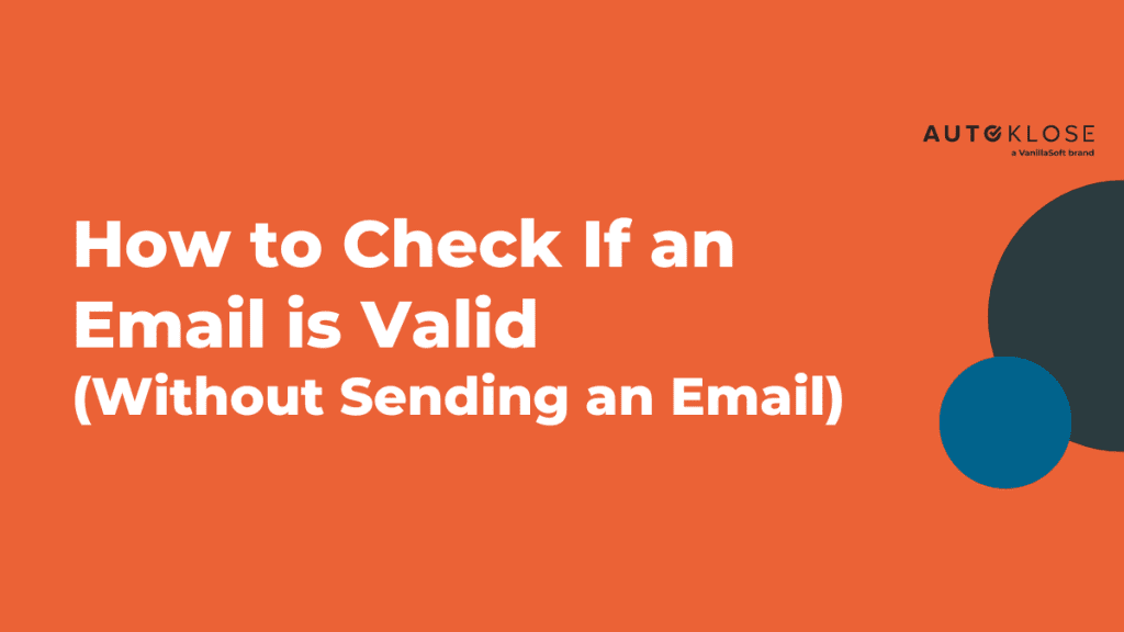 how to check if an email address is valid