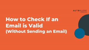 how to check if an email address is valid